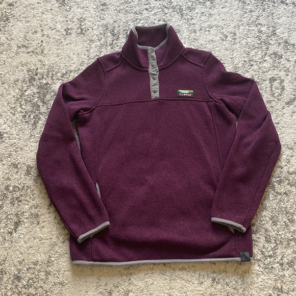 L.L.Bean Women’s Pullover Sweater - XS, Plum - Picture 1 of 7